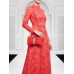 Evening Bag - Quilted Roses - Red - BG-7202S-RD